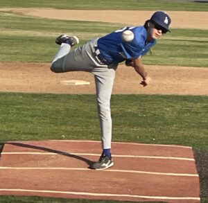 Doran Rivero Game Pitching (front view)
